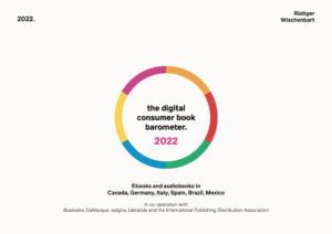 The cover of the digital consumer book barometer 2022